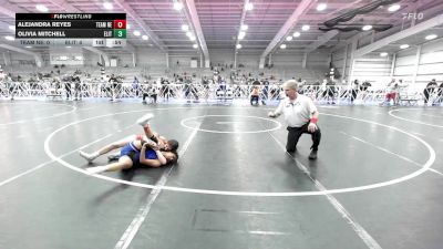 107 lbs Round Of 16 - Alejandra Reyes, Team Nebraska vs Olivia Mitchell, Elite NJ Red