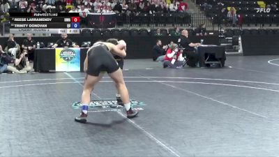 145 lbs Champ. Round 2 - Trinity Donovan, Quincy vs Reese Larramendy, Iowa