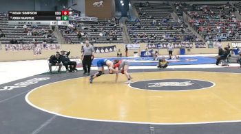 126 lbs Cons. Round 2 - Noah Simpson, Corbin vs Josh Waufle, Paducah Tilghman