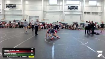 132 lbs Round 5 (8 Team) - Kevin O`Brien, Combat Athletics Black vs Caleb Pendelton, Lost Boyz