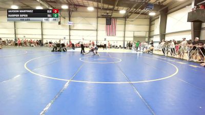 160 lbs Rr Rnd 2 - Jaxson Martinez, Blue Jackets - HSB vs Harper Sipes, Valley Boyz - HSB