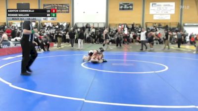 106 lbs Consi Of 16 #2 - Ashton Cornicelli, La Salle Academy vs Ronnie Mallon, West Warwick