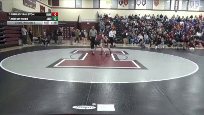 110 lbs Cons. Round 3 - Zoe Mytides, Ames vs Brinley Ralston, Waterloo West