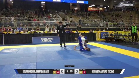 Kenneth Arturo Teceno vs Eduardo Ziegler Magalhaes 2025 Pan Kids Jiu-Jitsu IBJJF Championship