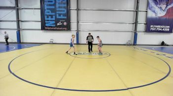 85 lbs Rr Rnd 1 - Carson Banks, Elite Athletic Club Gold vs Maverick Wilson, Mat Warriors Red