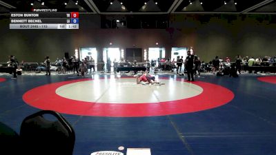 115 lbs Cons. Round 1 - Eston Bunton, TN vs Bennett Becnel, LA