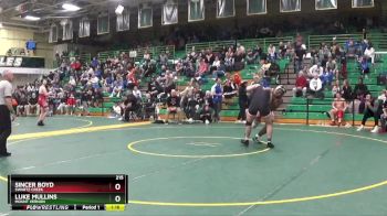 215 lbs Champ. Round 2 - Luke Mullins, Mount Vernon vs Sincer Boyd, Swartz Creek