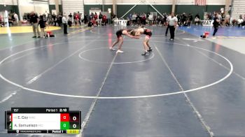 157 lbs Cons. Round 2 - Ethan Coy, Western Wyoming College vs Alec Samuelson, Pratt Community College