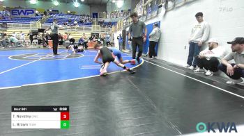 75 lbs Final - Tucker Novotny, Cowboy Wrestling Club vs London Brown, Team Guthrie Wrestling