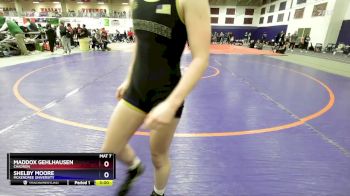 124 lbs Champ. Round 1 - Shelby Moore, McKendree University vs Maddox Gehlhausen, Chadron