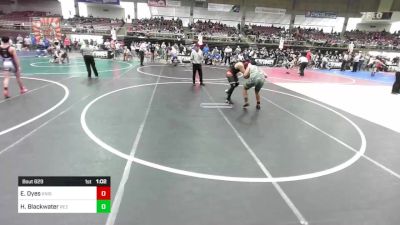 Rr Rnd 4 - Ezekiel Dyes, Knights Youth Wrestling vs Harvey Blackwater, Rez WC