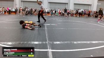 45 lbs Cons. Round 2 - Brooks Chavez, Unattached vs Kyrie Ewing, Takedown Elite