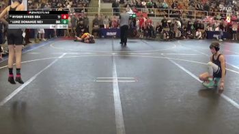 88 lbs Champ. Round 2 - Ryder Sykes SE4, Teays Valley vs Luke Donahue NE1, Donahue Wrestling Academy