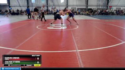 Silver 285 lbs Quarterfinal - Garvin Crews, Loras vs Colton O`Hern, Buena Vista