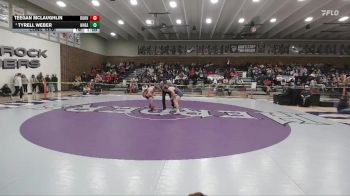 165 lbs Cons. Semi - Teegan McLaughlin, Burns/Pine Bluffs vs Tyrell Weber, Wheatland