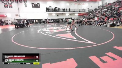 175 lbs Semifinal - Emanuel Fernandez, Zillah vs Kainen Zimmerman, Pendleton