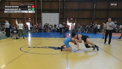 160 lbs Quarterfinal - Reagan Milheim, M2tc vs David Burchett Jr., Black Fox