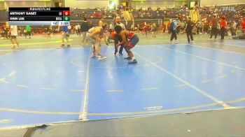 157 lbs Cons. Round 2 - Anthony Saget, Liberty U vs Orin Lee, Mt. Olive