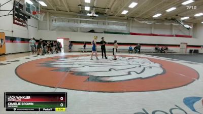 148-153 lbs Round 3 - Charlie Brown, Sheridan vs Jack Winkler, Greybull MS