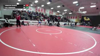 110 lbs 5th Place Match - Jenniyah Duarte, Sanger vs Aya Yoshitake, San Marino