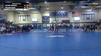 190 lbs Cons. Semi - Colten Johnson, Oak Grove HS vs William Gates, West Harrison High School
