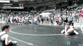 75 lbs Round Of 16 - Ayden Barnard, ARDMORE TAKEDOWN CLUB vs Kaden Mann, Tiger Trained Wrestling