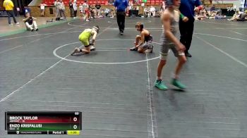 60 lbs Semis (4 Team) - Brock Taylor, Armory vs Enzo Krisfalusi, Silo