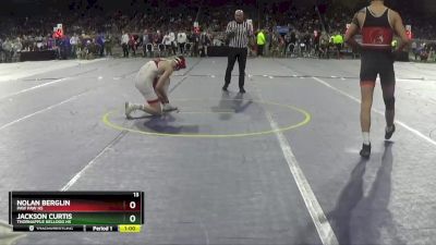 D2-150 lbs Cons. Round 1 - Jackson Curtis, Thornapple Kellogg HS vs Nolan Berglin, Paw Paw HS