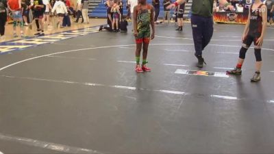 80 lbs Round 5 - Stratton Taylor, KC Elite Training Center vs Cali Anderson, Summerville Take Down