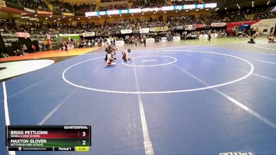 103 lbs Quarterfinal - Maxton Glover, Ketchikan High School vs BRIGG PETTIJOHN, Wasilla High School