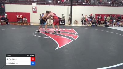 130 kg Consolation - Caden Ferris, Chippewa Wrestling Club vs Max Balow, Viking RTC