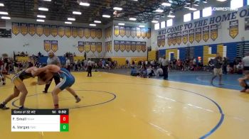 132 lbs Consi Of 32 #2 - Fletcher Small, Team Kombat vs Alfonso Vargas, Tiger Wrestling Club