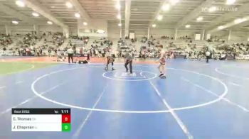 160 lbs Round Of 16 - Carson Thomas, OH vs Jordan Chapman, NJ