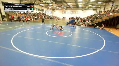 141 lbs Champ. Round 1 - Wyatte Nicholson, Wisconsin-Oshkosh vs Cole Rose, Case Western Reserve