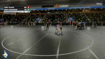 130 lbs Cons. Round 4 - Mena Albaghdadi, Clinton vs Karly Alstad, Decorah