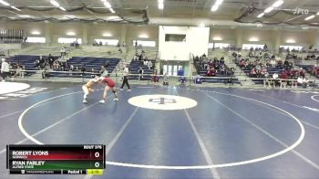 125 lbs Cons. Round 4 - Robert Lyons, Norwich vs Ryan Farley, Alfred State