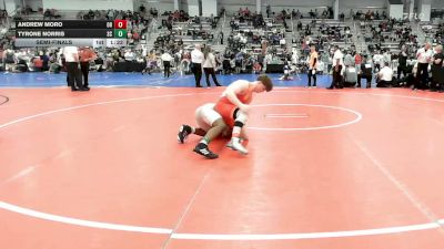 145 lbs Semifinal - Andrew Moro, OH vs Tyrone Norris, SC