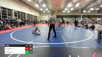 85 lbs Rr Rnd 8 - Cody Clark, Mat Assassins Black vs John Ross, Triumph MS