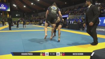 Edoardo Pricca vs Matus Kozmon 2026 IBJJF European NoGi
