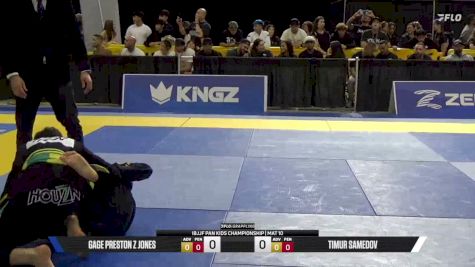 Gage Preston Z Jones vs Timur Samedov 2026 Pan Kids Jiu-Jitsu IBJJF Championship