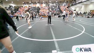 92 lbs Final - Randen Wright, R.A.W. vs Caleb Kelley, Salina Wrestling Club