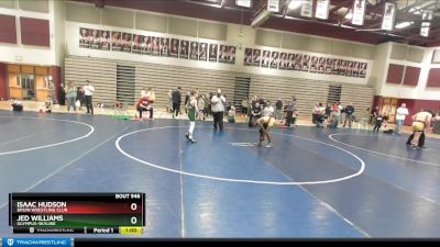 80 lbs Cons. Semi - Isaac Hudson, Bruin Wrestling Club vs Jed Williams, Olympus-Skyline