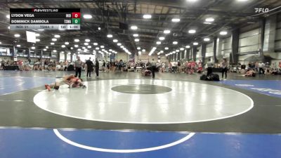 100 lbs Rr Rnd 1 - Lydon Vega, Indiana Outlaws Gold vs Dominick DAmbola, Terps Xtreme MS