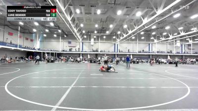 157 lbs Consi Of 16 #1 - Cody Tavoso, Princeton vs Luke Bender, F&m