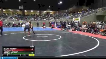 170 lbs Semis & 1st Wrestleback (8 Team) - Isaiah Toomey, 2/1A Culver vs Joseph Lathrop, 2/1A Elgin