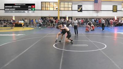 165Green lbs Rr Rnd 3 - Anthony Conetta, Appalachian State vs Jesse Scott, Franklin & Marshall