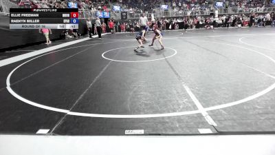 63.7-69.3 lbs Round Of 16 - Ellie Freeman, Mountain Home Flyers vs Raenyn Miller, Sparta Junior Bulldogs