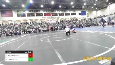 135 lbs Round Of 128 - Gannon McNulty, Eagle Point Youth Wrestling vs Ryder Garten, Las Plumas