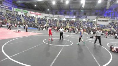 130 lbs Round Of 32 - James Hartman, Glenwood Springs Middle School vs Vincent Bravo, Fort Lupton