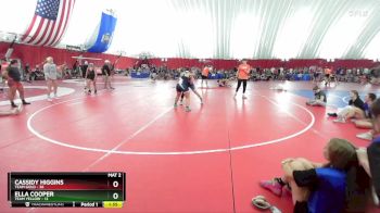 145 lbs Round 3 (6 Team) - Cassidy Higgins, Team Gold vs Ella Cooper, Team Yellow